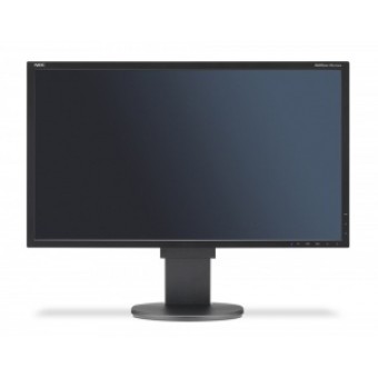 NEC 22"monitor,Black; 16:10,1680x1050; 0,282mm; 5 ms; 16,77m; 250cd/m2; 1000:1; 170/170; Hight adj.: