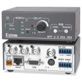 Блок приема MTP U R RSA SEQ сигналов VGA/Video/Аудио по UTP-кабелю, с регулировкой задержек цветовых сигналов