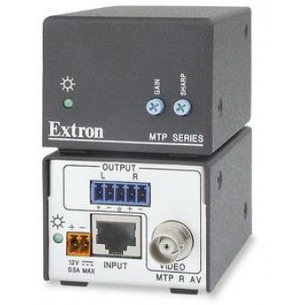 Блок приема MTP R AV сигналов Composite Video/Аудио по UTP-кабелю, разъем BNC