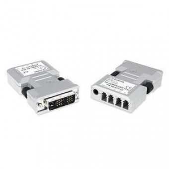 Блок приема DVI 104 Tx сигнала DVI-D(Single Link) по четырем многомодовым оптоволоконным кабелям с разъемами LC