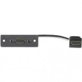 Вставка MAAP с разъемами (1) HDMI female - (1) HDMI female, одинарная (черная), 25 см
