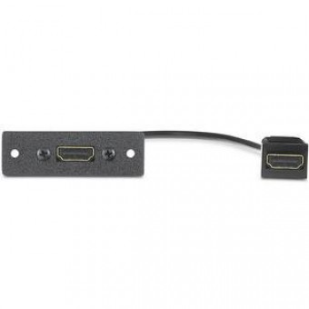 Вставка MAAP с разъемами (1) HDMI female - (1) HDMI female, одинарная (белая), 25 см