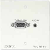 Панель настенная WPC 150 EU (1) 15HD, (1) Jack 3.5 мм стерео на контакты под зажим, белая