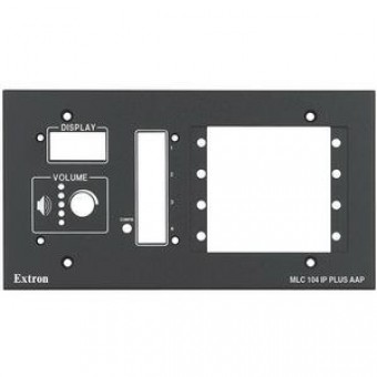 Набор MLM 104 4GWP для монтажа контроллеров Medialink в стену, черная лицевая панель