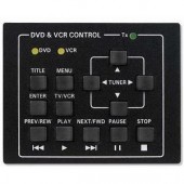 Вставка широкая IRCM-DV+ с кнопками управления DVD и видеомагнитофоном (черная)