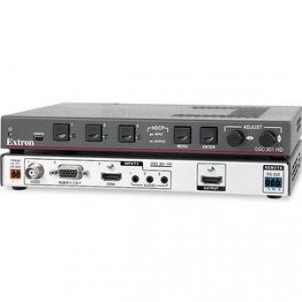 Преобразователь видеосигналов DSC 301 HD, 1 вход HDMI, 1 вход композитного видео, 1 вход RGBHV, 1 выход HDMI, HDCP-совместимый, скалирующий