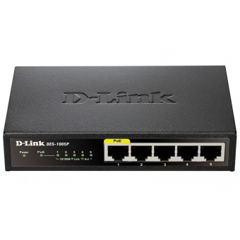 Коммутатор (switch) D-Link DES-1005P