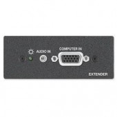 Вставка AAP с усилителем, с разъемами HD15 F - 5xBNC F и Jack 3.5 мм стерео, двойная (черная)