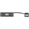 Вставка MAAP с разъемами (1) USB A female- (1) USB A female, одинарная (черная), 25 см