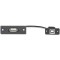 Вставка MAAP с разъемами (1) USB A female- (1) USB B female, одинарная (черная), 25 см