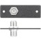 Вставка MAAP с разъемом (1) F-connector f-f, одинарная (белая)