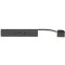 Вставка AAP с разъемами (1) HDMI female - (1) HDMI female, одинарная (черная), 25 см