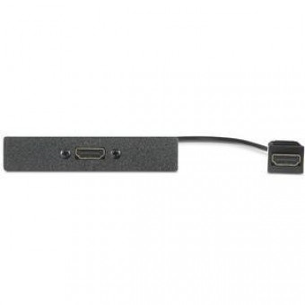 Вставка AAP с разъемами (1) HDMI female - (1) HDMI female, одинарная (белая), 25 см