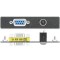 Вставка AAP DB9 F-F и Jack 3.5 мм стерео, одинарная (черная)