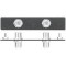 Вставка AAP 2F-connector F-F, одинарная (черная)