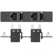 Вставка AAP 2 RJ45, одинарная (белая, Amp)