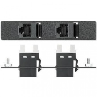 Вставка AAP 2 RJ45, одинарная (белая, Amp)
