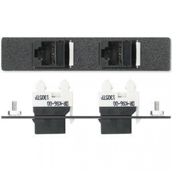 Вставка AAP 2 RJ45, одинарная (черная, Ortronics)