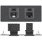 Вставка AAP RJ-11 RJ-45, двойная (черная)