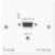 Панель настенная PVT RGB MK для коробов MK, одинарная, RAL9010