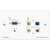 Панель настенная PVT RGB CV MK для коробов MK, одинарная, RAL9010