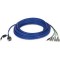 Кабель WPBC 103/104/105 комбинированный для RGB/аудио, 5xBNC и Jack 3.5 мм - 15HDm и Jack 3.5 мм, 10 м
