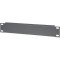 Заглушка HRP 100, 1U, шириной в 1/2 рэка, серая