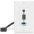 Панель настенная WPD 110 A, HDMI на кабельной выноске, аудио, RS-232 или ИК под зажим, белая