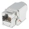 Разъем XTP DTP 24 Jack, RJ-45 female, экранированный, для монтажа в настенные панели, 10 шт.