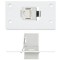 Вставка MAAP с разъемом (1) RJ-45 female - (1) RJ-45 female, для систем XTP и DTP, белая