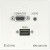 Панель настенная WPC 220 A EU, (1)HDMI f-f на кабельной выноске 15 см, (1)15HD f-f и (1)Jack 3.5 мм стерео на контакты под зажим, для европейской монтажной коробки, белая RAL9010
